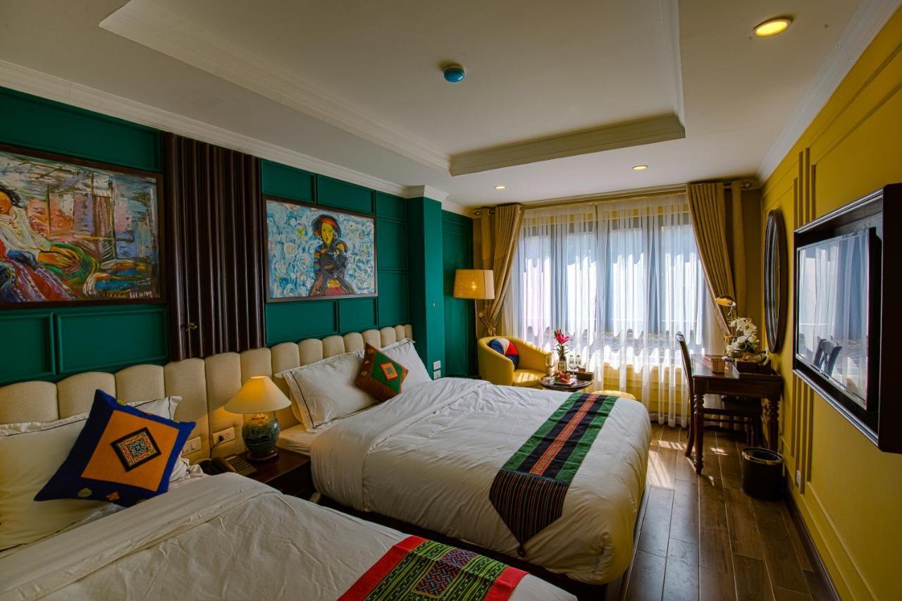 Sapa Clover Hotel Bagian luar foto